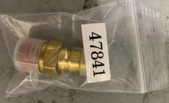 47841 Mercury Marine Hose Connector 1/2in Barb x 3/8 - 18 NPT / Drawer #371 -Modern Boat Sales & Service