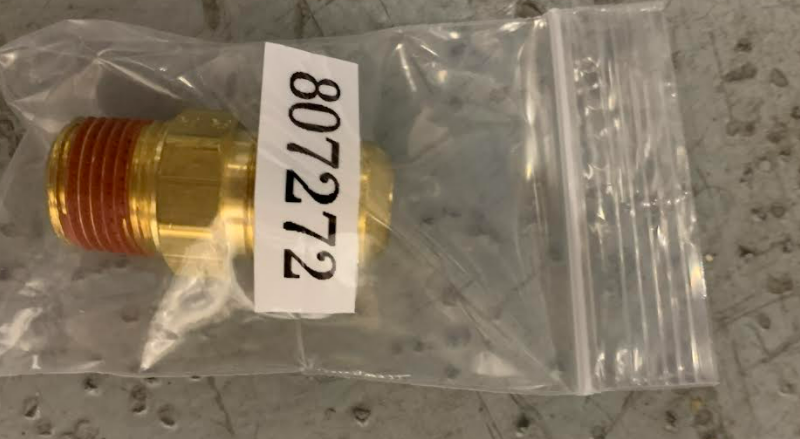 * 807272 Mercury Marine Connector 1/2in Flare to 3/8 NPT / Drawer #372 -Modern Boat Sales & Service