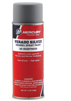 * 802878020 Mercury Marine Verado Silver Enamel Spray Paint/430D/430D -Modern Boat Sales & Service