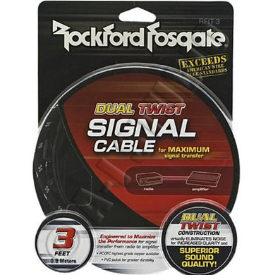 * RFIT-3' Rockford Fosgate Premium Dual Twist Signal Cable /60D -Modern Boat Sales & Service