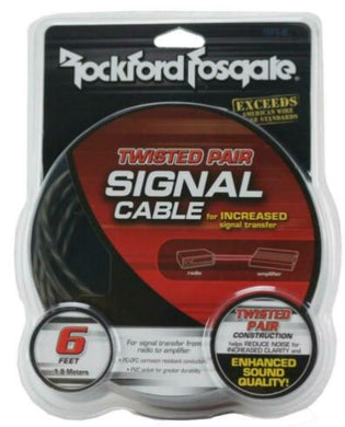 * RFIT-6' Rockford Fosgate Premium Dual Twist Signal Cable /60A -Modern Boat Sales & Service