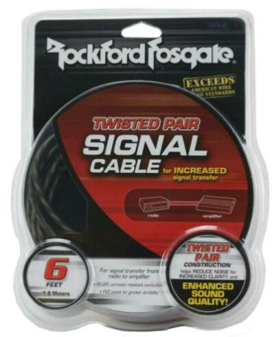 * RFIT-6' Rockford Fosgate Premium Dual Twist Signal Cable /60A -Modern Boat Sales & Service