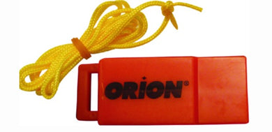 * 191-976 ORION SAFETY WHISTLE WITH LANYARD PACK OF 2 /90E -Modern Boat Sales & Service