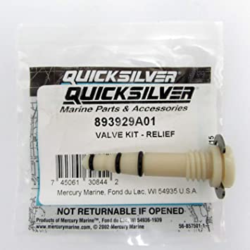 * 893929A01 VALVE KIT RELIEF MERCURY MARINE/Drawer #055 -Modern Boat Sales & Service
