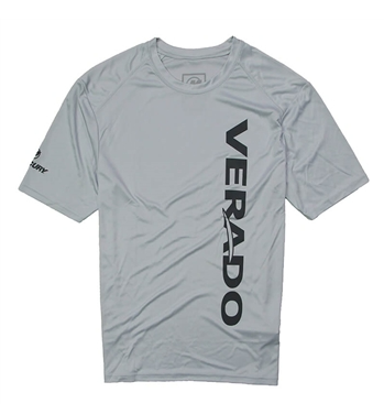 *604124 Men Verado PERFORMANCE Short Sleeve Tee/Large Gray/Mercury Shirt/325F -Modern Boat Sales & Service