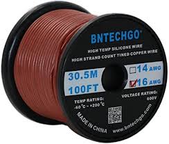 WUL14BR-M 14AWG UL 105C 600V, 41/30 Tinned Copper BROWN per foot -Modern Boat Sales & Service