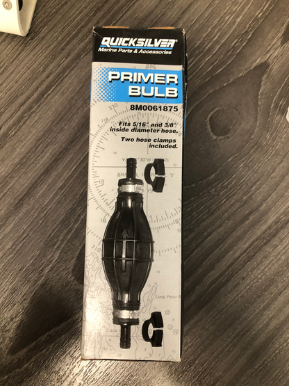 *8M0061875 QUICKSILVER PRIMER BULB MERCURY MARINE/115A -Modern Boat Sales & Service