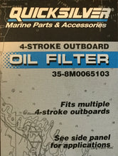 * 8M0162830 Mercury Marine Outboard Oil Filter SS 8M0065103/190L -Modern Boat Sales & Service