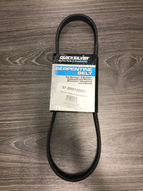 * 8M0142251 SS 8M0218433 MERCURY MARINE OUTBOARD SERPENTINE BELT/PS-WW -Modern Boat Sales & Service
