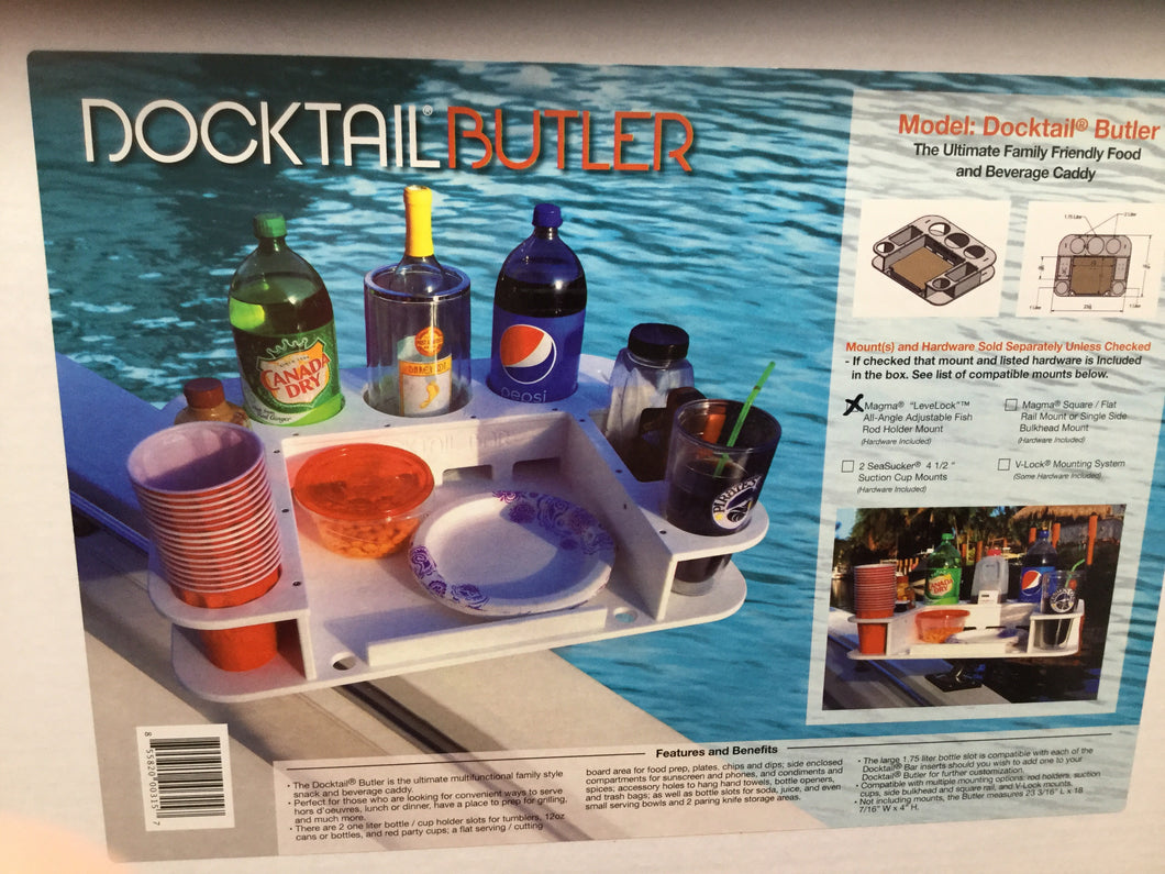 Docktail Butler with Rod Holder -Modern Boat Sales & Service