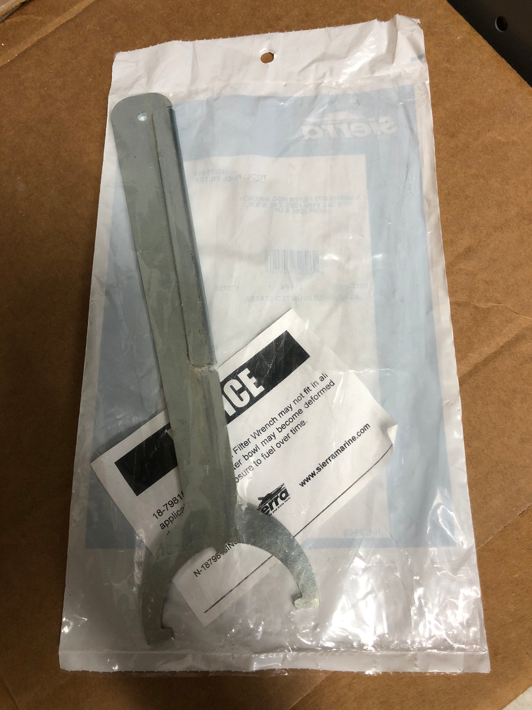18-79815 Sierra Tool Yamaha 6P3 Filter Wrench/Peg Wall