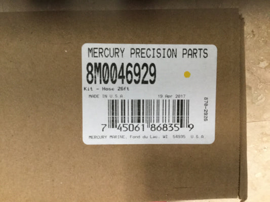 * 8M0167296 Mercury Marine Outboard Hose Kit 26' SS 8M0046929 / WHITE WALL -Modern Boat Sales & Service