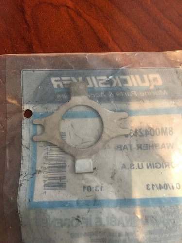 * 8M0042130 Mercury Marine Outboard TAB WASHER SS 8M0204724/Drawer #200