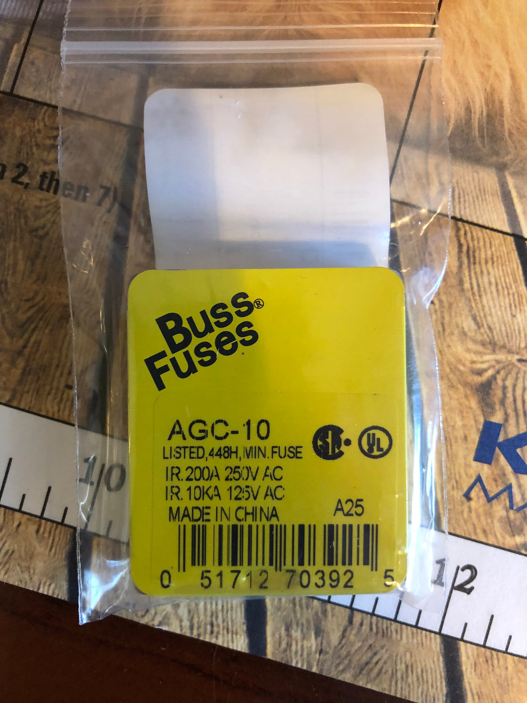 EAGC10 Fuse, Glass, AGC 10 Amp (5pc pack) -Modern Boat Sales & Service