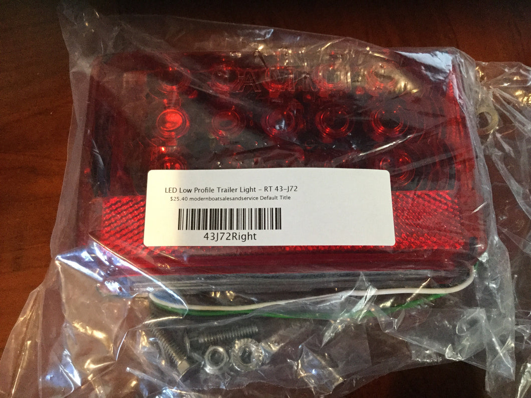701-0002 LED Low Profile Trailer Light - RT 43-J71 /335C -Modern Boat Sales & Service