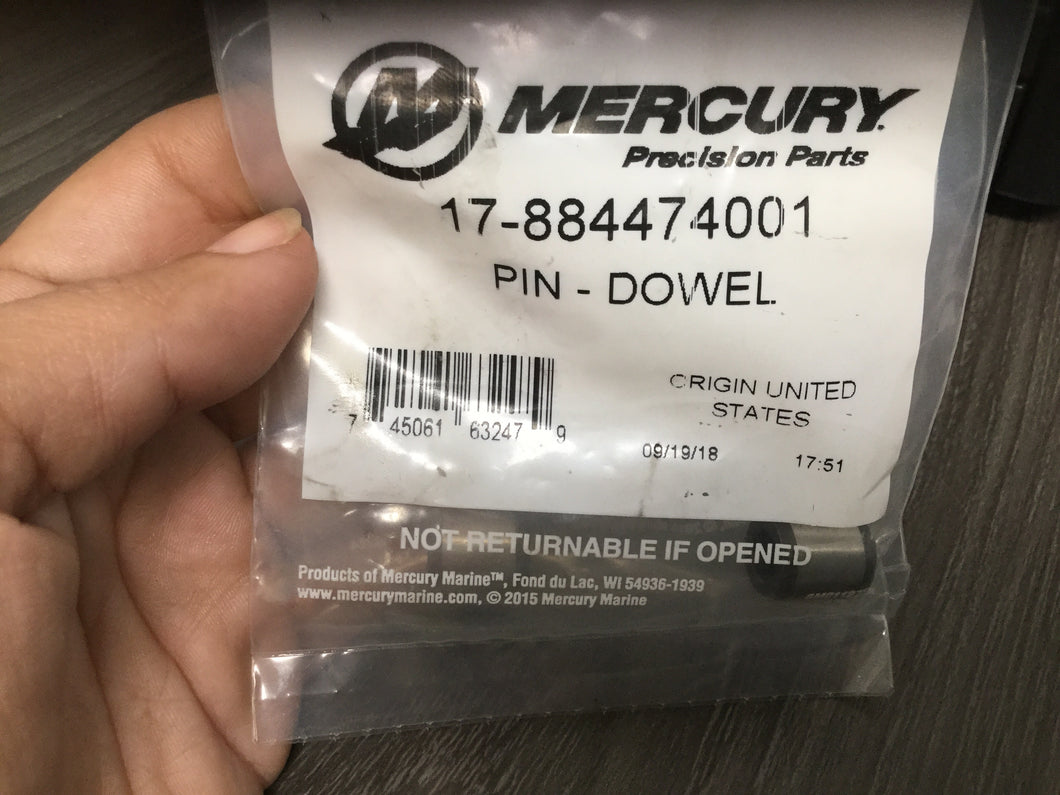 * 884474001 MERCURY MARINE OUTBOARD PIN-DOWEL/ Drawer #155 -Modern Boat Sales & Service