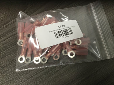 310399 Small Pink Rings Sealed Crimp Connectors 22-18 AWG, #8 Stud , red, 25 per bag/F3-DRAWER#28 -Modern Boat Sales & Service
