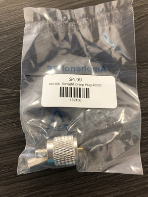 * 182100 Straight Crimp Plug #2222/E2 -Modern Boat Sales & Service
