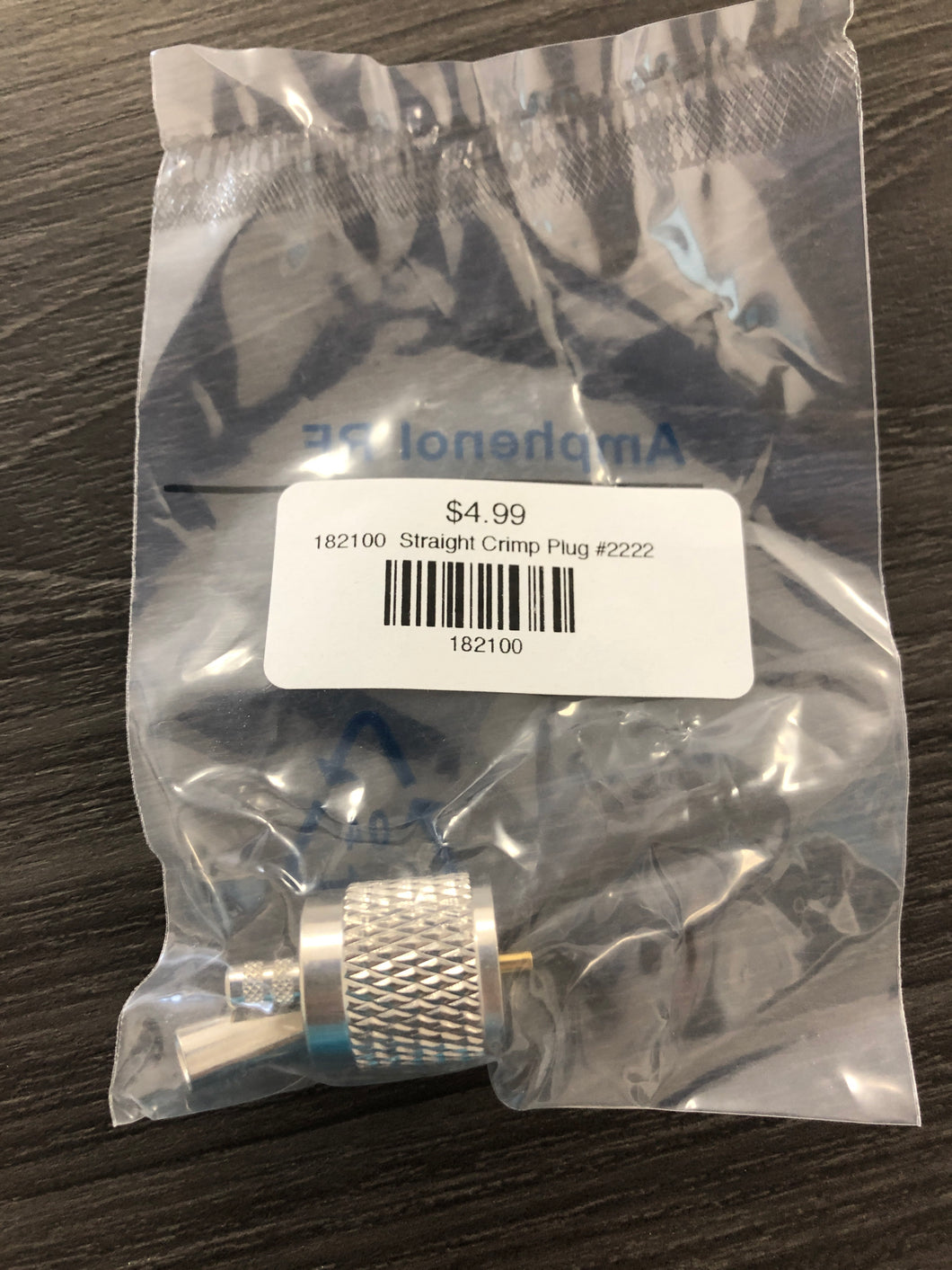 182100  Straight Crimp Plug #2222