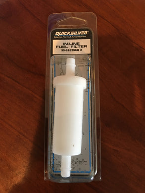 * 816296K2 Mercury Marine Outboard Quicksilver In Line Fuel Filter/180A -Modern Boat Sales & Service