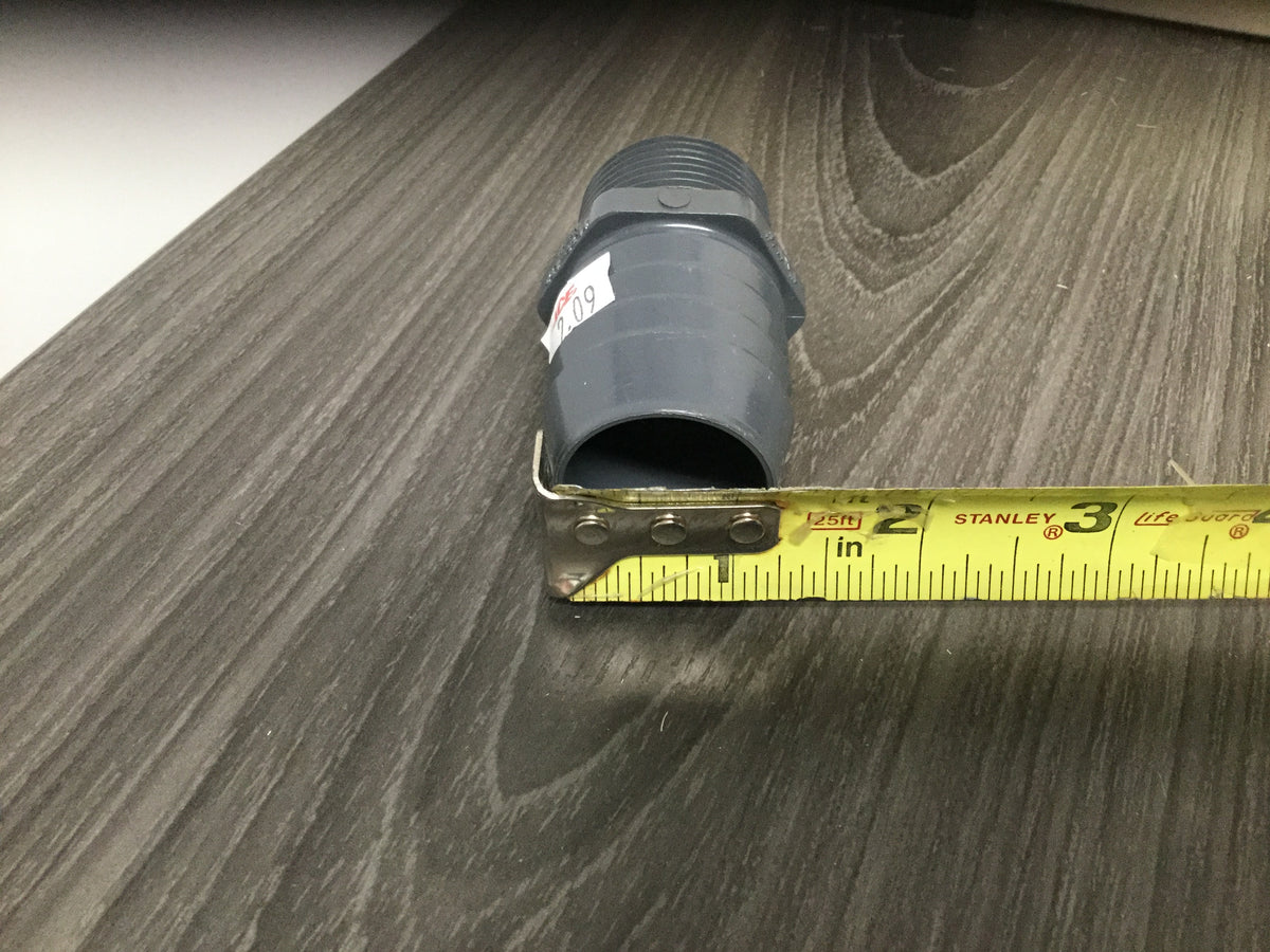 12063862 Straight fitting male to barb 1" x 1" -Modern Boat Sales & Service