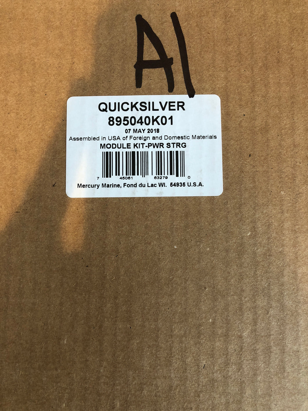 * 895040K01 Mercury marine Outboard Quicksilver Module Kit Power Steering/I1 -Modern Boat Sales & Service