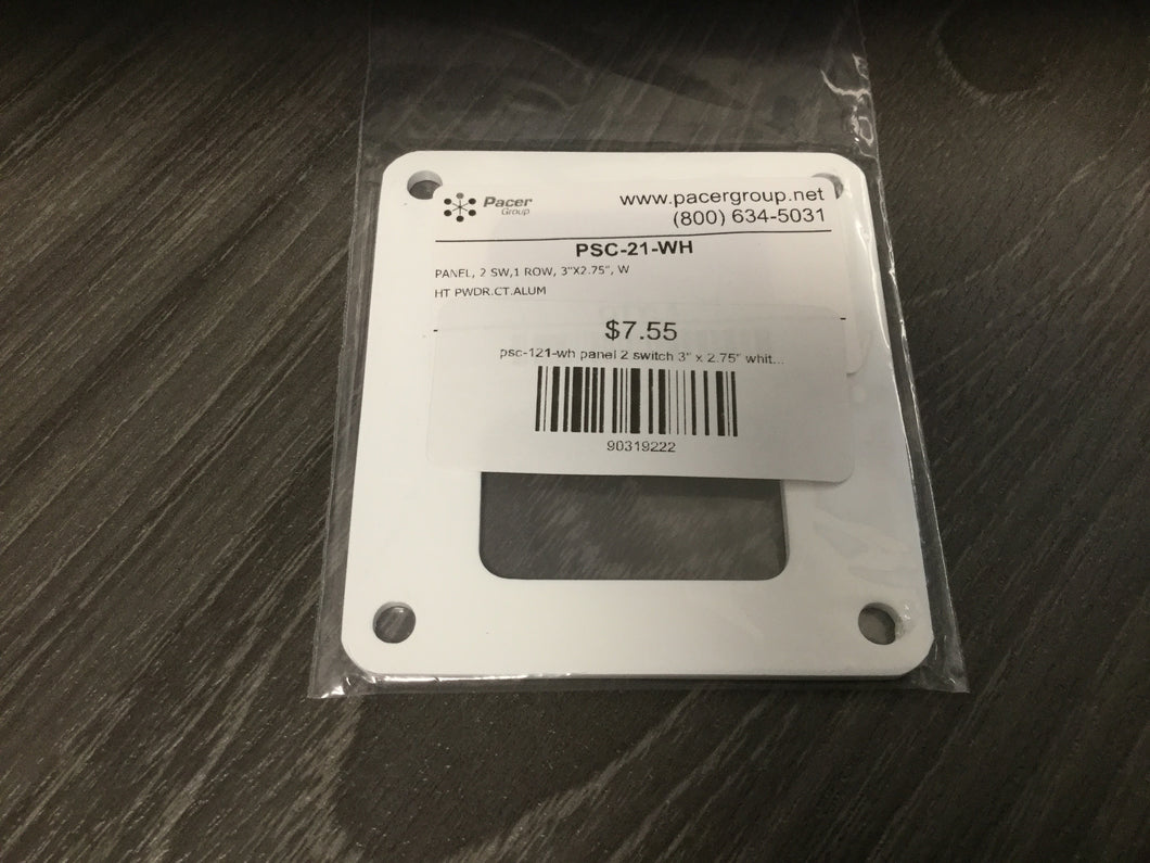 * psc-21-wh panel 2 switch 3