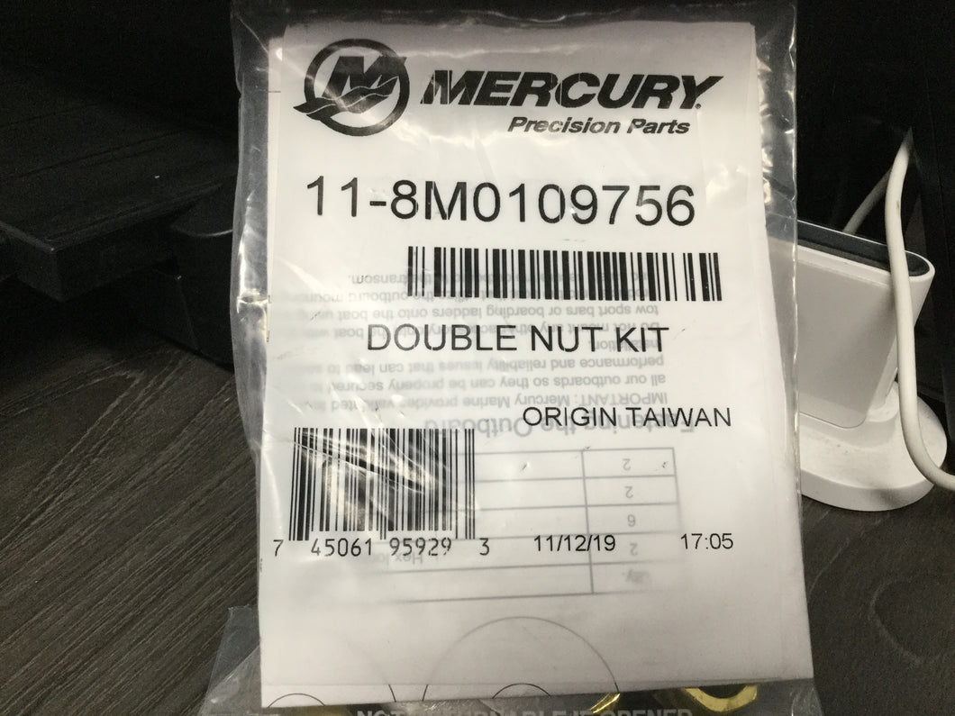 8M0109756 Mercury Marine DOUBLE NUT KIT / 290E -Modern Boat Sales & Service