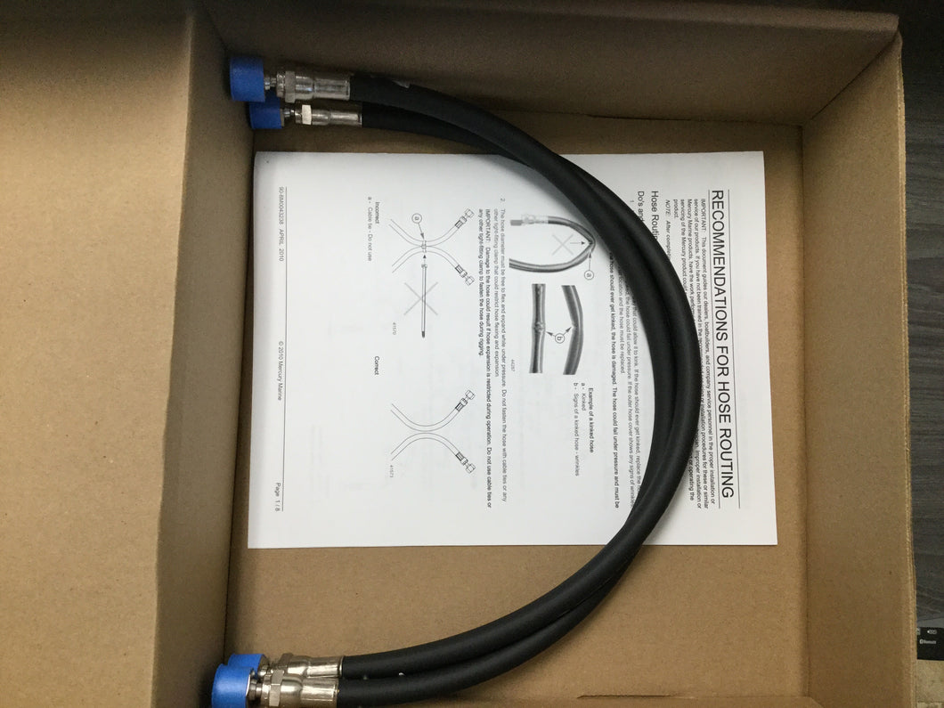 * 8M0167285 Mercury Marine Outboard 6FT Helm to Cylinder Steering Hose Kit 8M0046918/D1 -Modern Boat Sales & Service