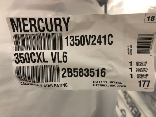 1350V241C, 350 Verado Cold Fusion White 2018 CXL