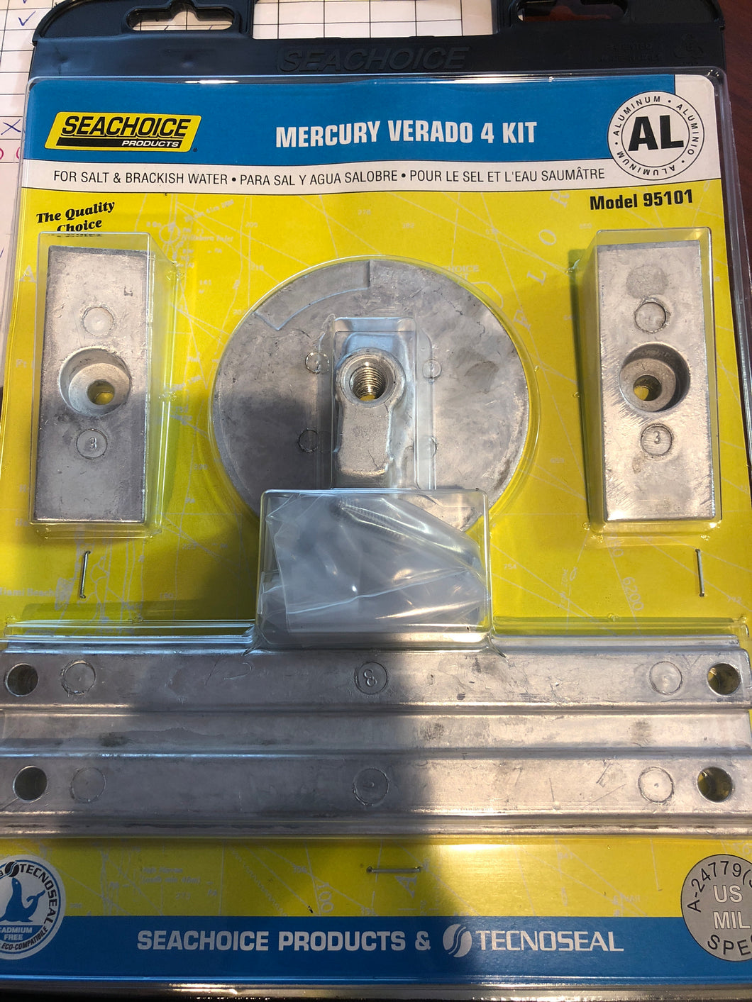 95101 Mercury Verado 4 Kit Anodes Zincs -Modern Boat Sales & Service