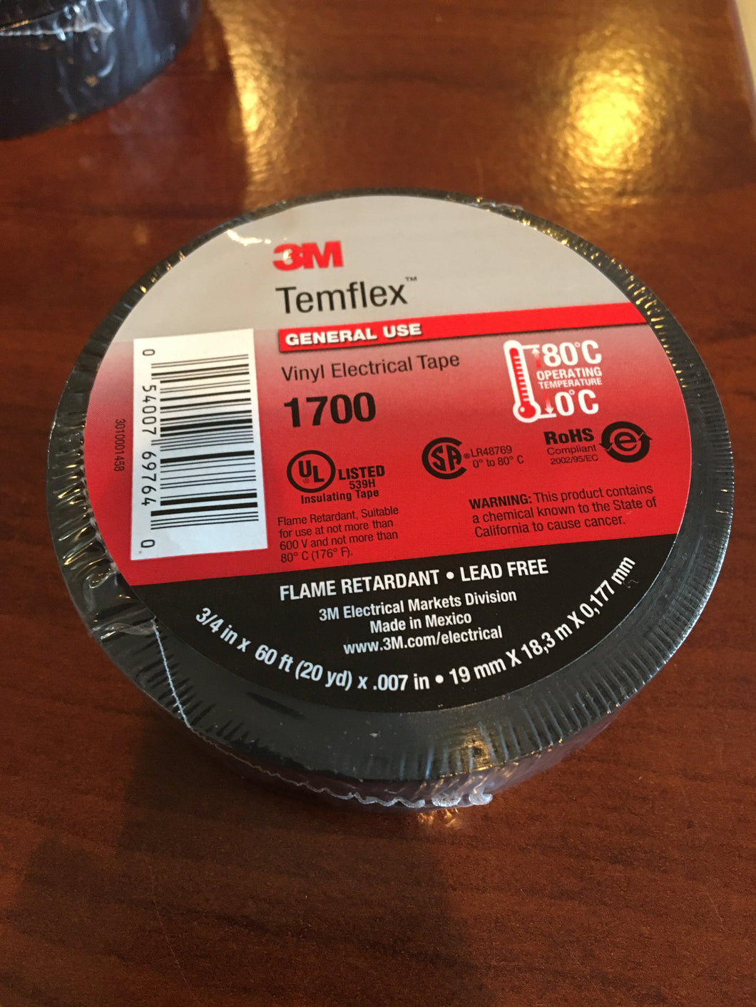 Electrical Tape Black Vinyl 3M / 425C -Modern Boat Sales & Service