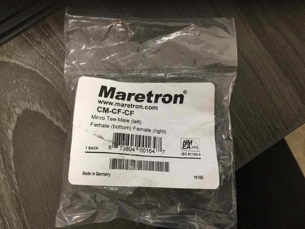 * CM-CF-CF Maretron Micro Tee-Male (left) Female (bottom) Female (left)/Drawer #112 -Modern Boat Sales & Service