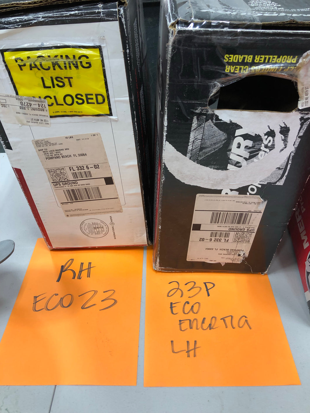 8M0040405 Mercury Marine Enertia Eco Prop LEFT Handed 16x23P LH SS8M0151262 /45F