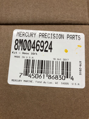 * 8M0167291 Mercury Marine Outboard Hose Kit 16' SS 8M0046924 / WHITE WALL -Modern Boat Sales & Service