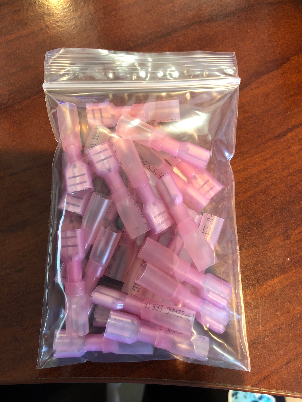 60271 TDE18-250FI Pink Butt Connectors X25, FEMALE spade/F3-DRAWER#25 -Modern Boat Sales & Service