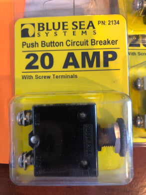 2134 BSS 20AMP Push Button Breaker -Modern Boat Sales & Service