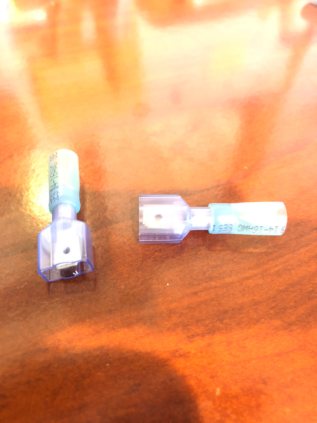 Blue Butt Connectors Blue Male Spades x 10 / F3-DRAWER#1/#2 -Modern Boat Sales & Service