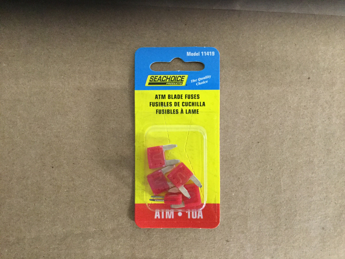 * 11419 10 AMP ATM Blade Fuses 5pk/W4 -Modern Boat Sales & Service