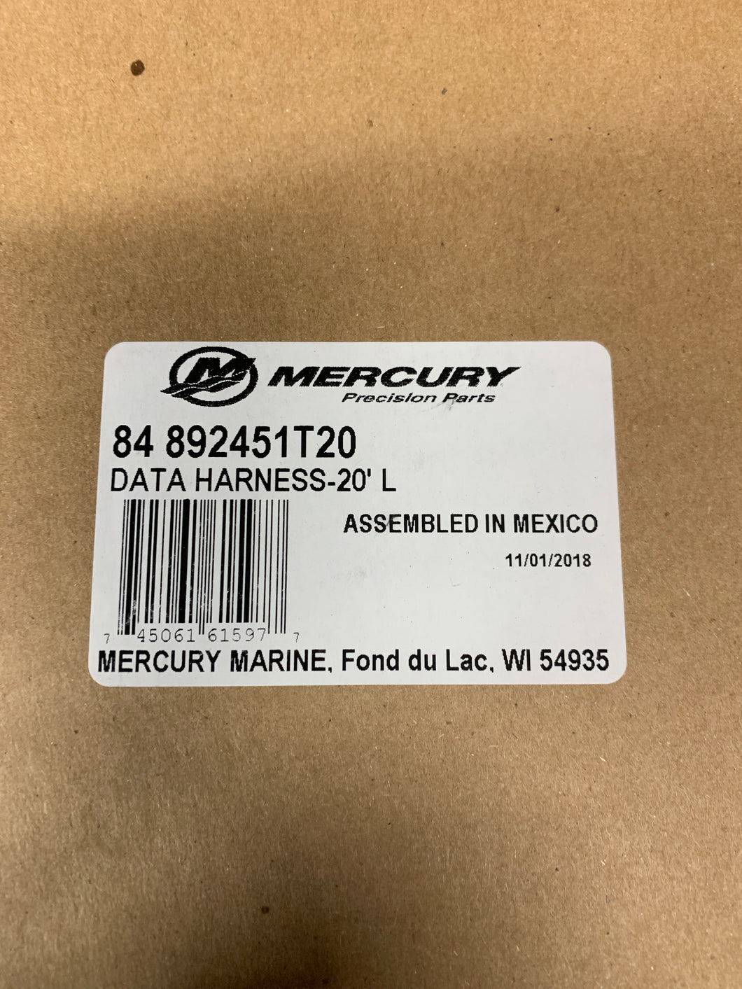 * 892451T20 14 Pin DTS Harness Assembly Mercury marine Outboard/H1 -Modern Boat Sales & Service