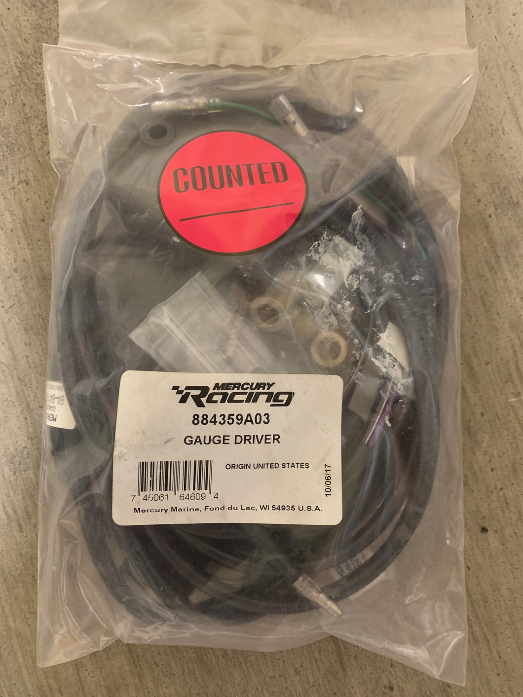 * 884359A03 Mercury Marine Outboard Gauge Driver Kit / D3 DRAWER -Modern Boat Sales & Service