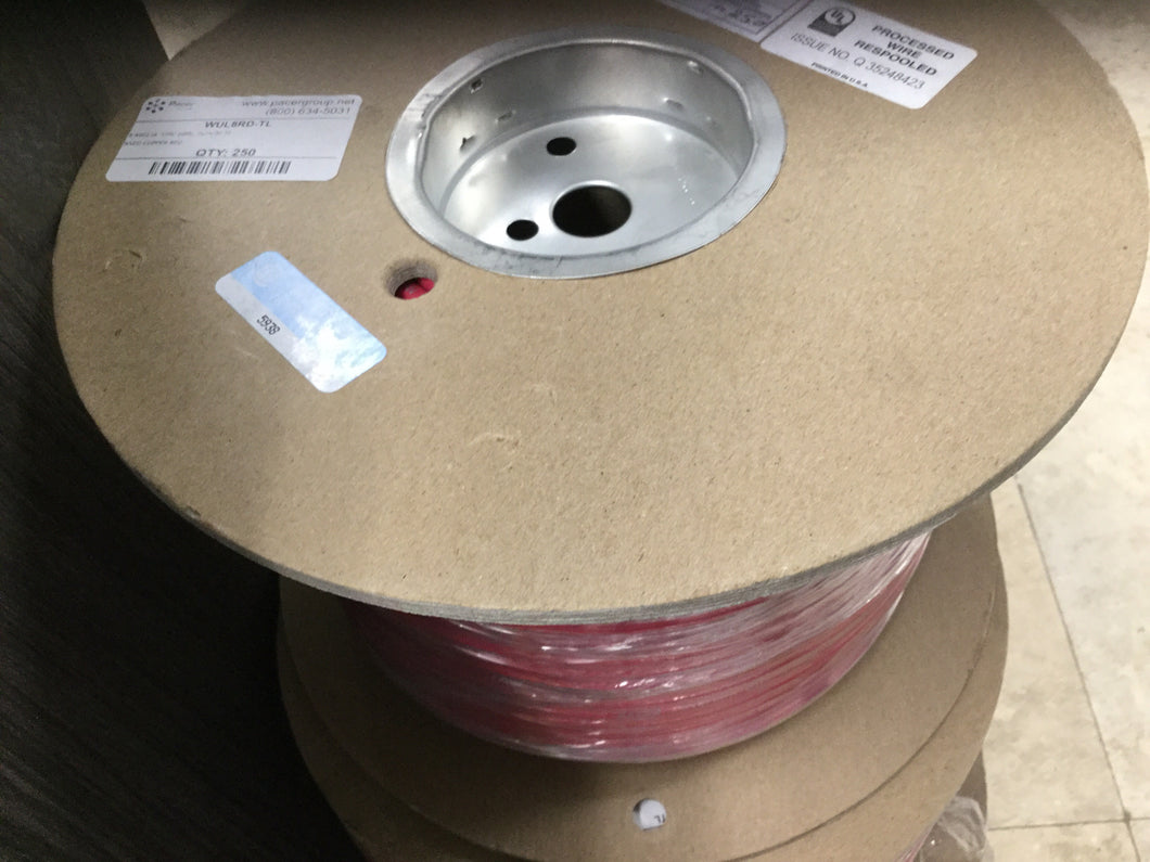 WUL8RD-TL 8AWG UL 105C 600V, 7X24/30 Tinned Copper RED per ft -Modern Boat Sales & Service