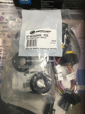 * 893353A05 Mercury MARINE Key Switch Kit-Triple/H4 -Modern Boat Sales & Service