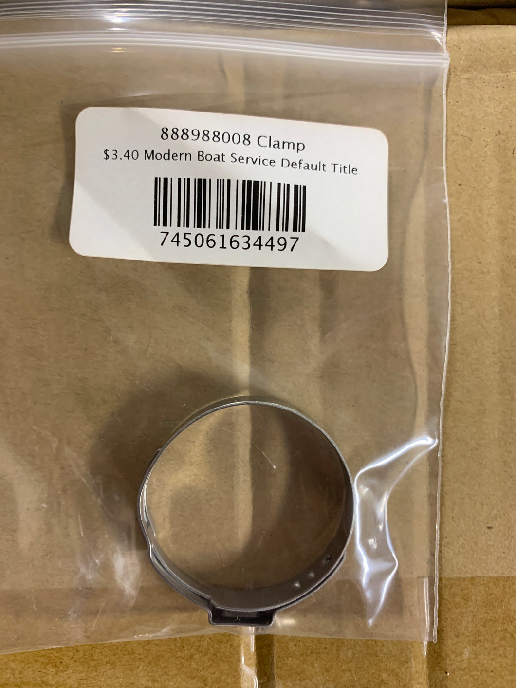 * 888988008 Mercury Marine Outboard Clamp per one clamp 34.6/G3