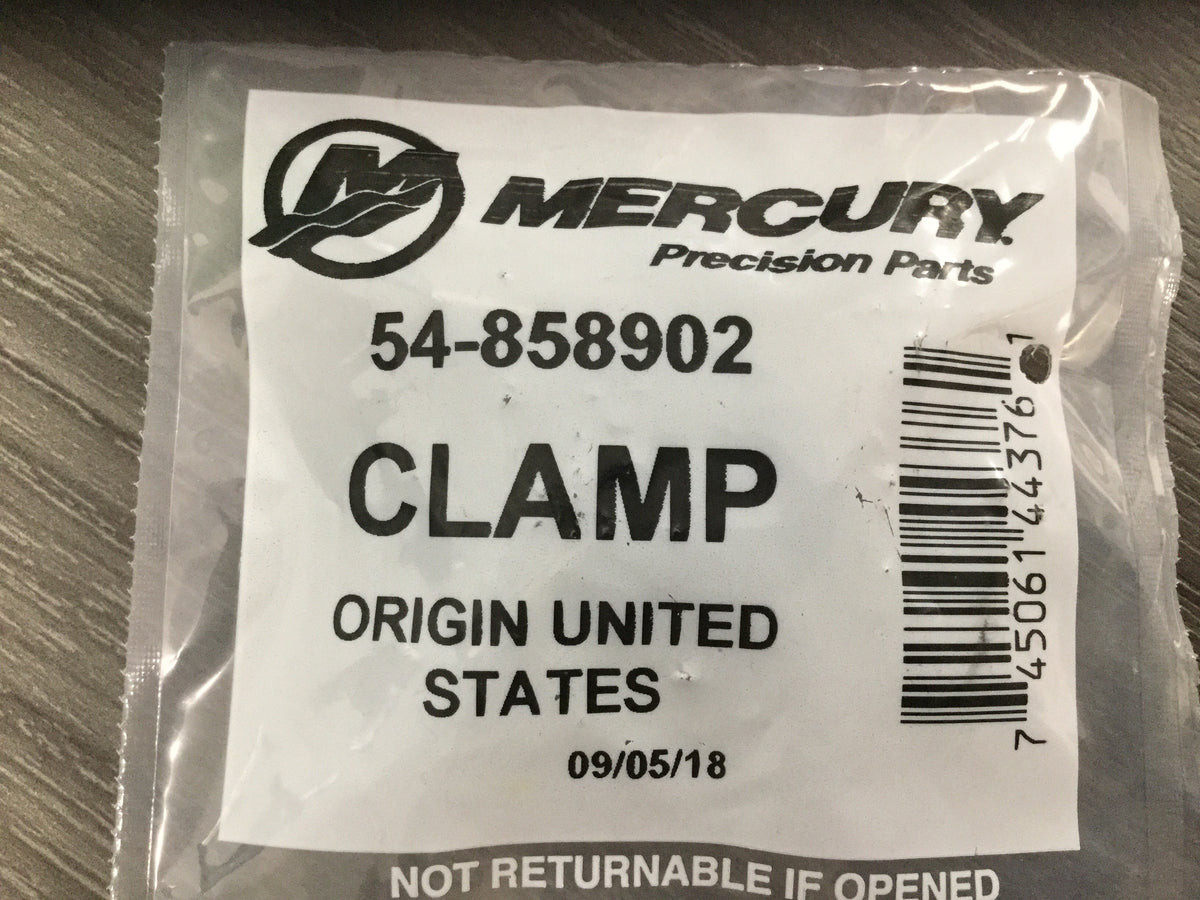 * 858902 Mercury Marine Outboard Clamp/B3/X -Modern Boat Sales & Service
