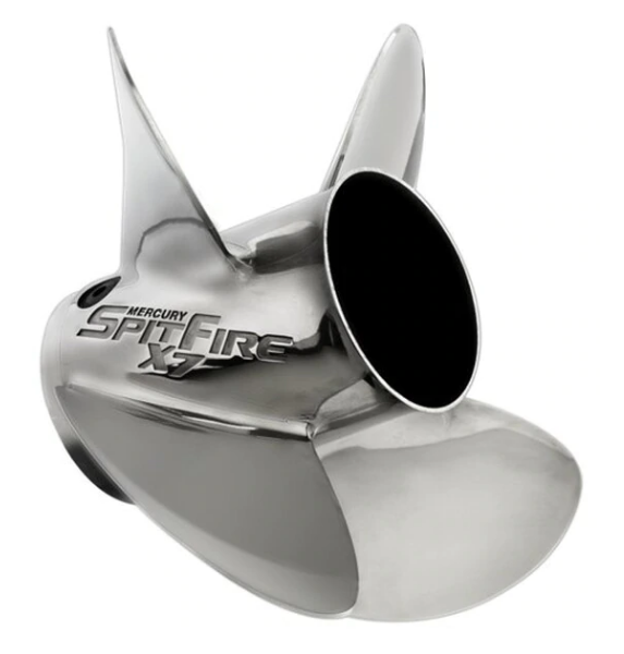 * 8M0055548 MERCURY MARINE SPITFIRE X7 PROPELLER 13.5 R 15 /25F -Modern Boat Sales & Service