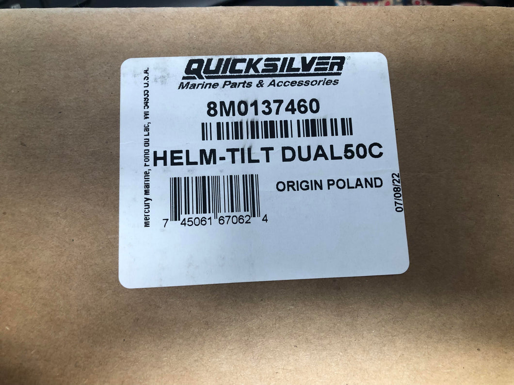 * 8M0137460 Mercury Marine Quicksilver Helm-Tilt Dual 50C/I1 -Modern Boat Sales & Service
